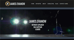 Desktop Screenshot of jamesevanow.com